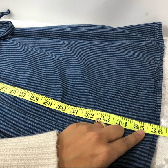 Faded Glory BLUE STRIPED DRESS w/belt - Picture 8 of 8